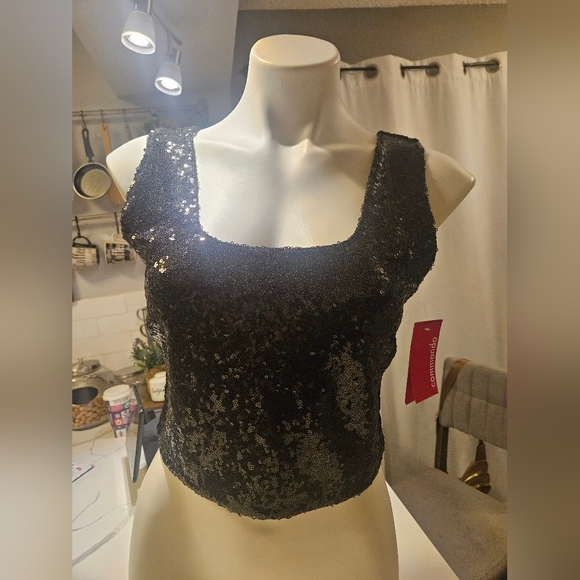 Commando sequin crop Top size Large - Picture 1 of 12